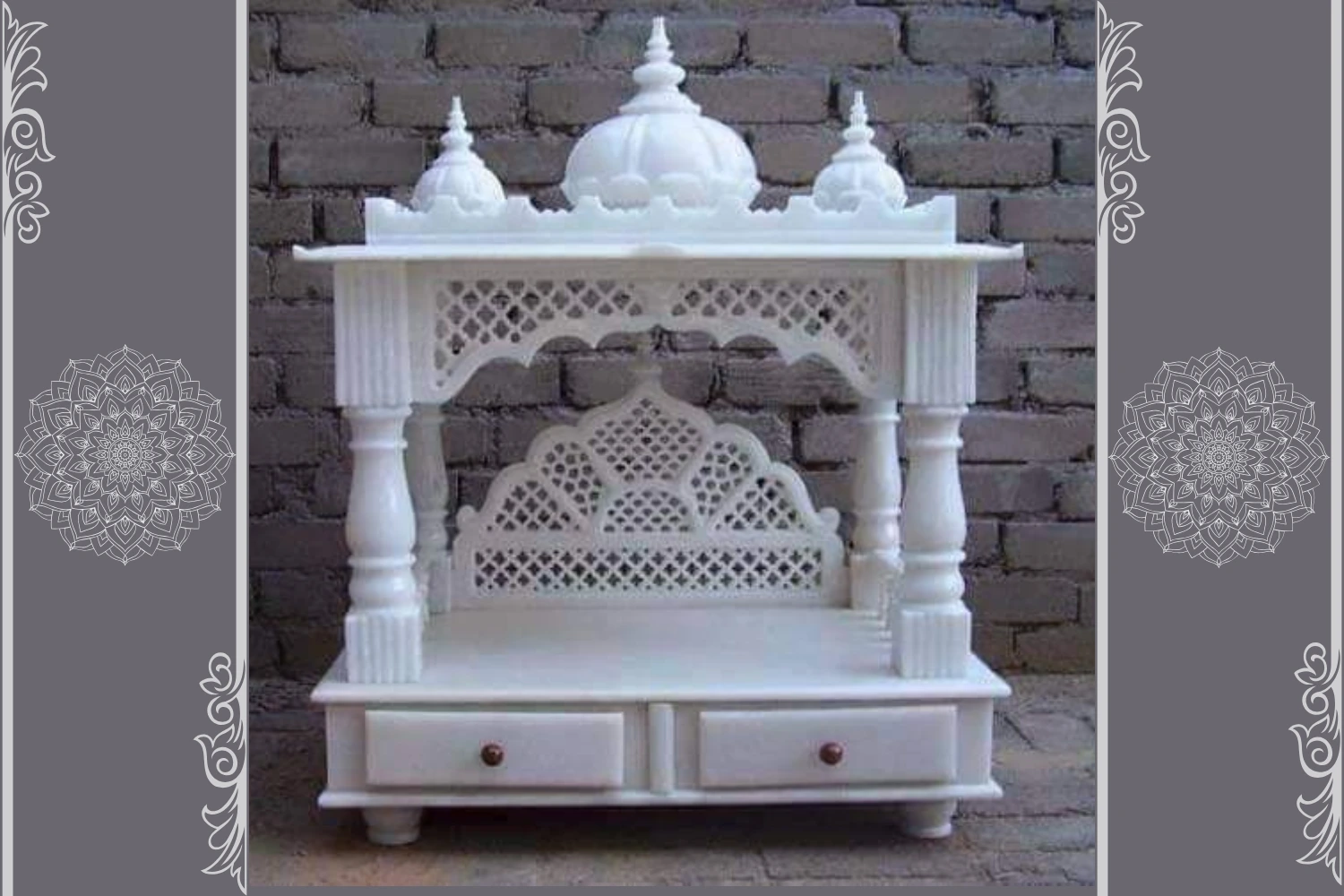 Tips to decorating your marble home temple 