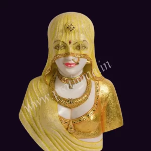 The Rajasthani Bani Thani Marble Statue - A Masterpiece of Grace and Heritage